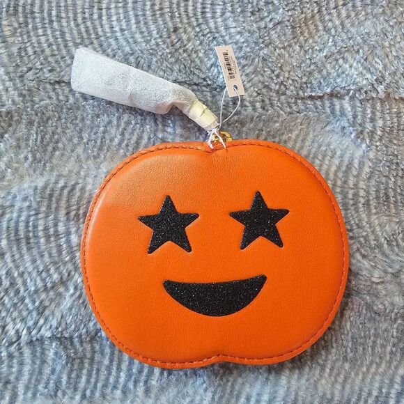 Coach NWT Jack O' Lantern Pumpkin Coin Case Wallet - Picture 1 of 4
